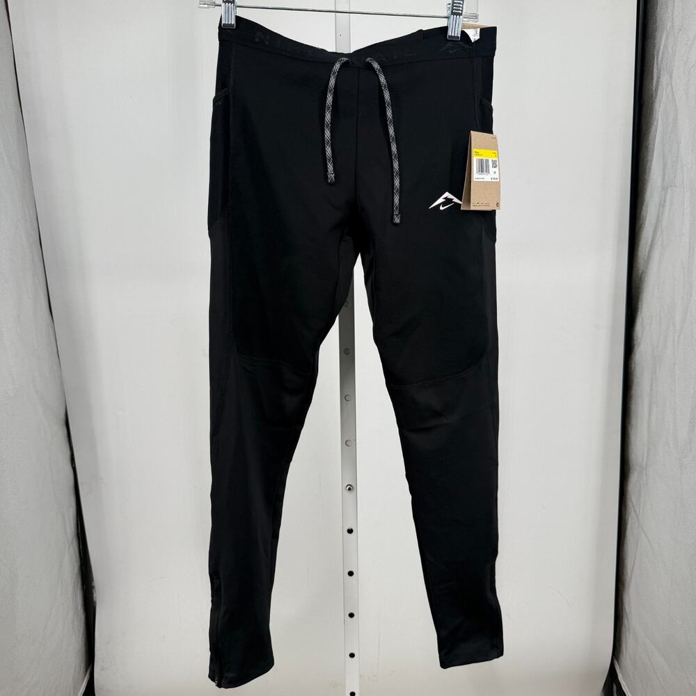 Nike Winterized Lunar Ray Running Tights Mens S Black Skinny Form Fitting Sports